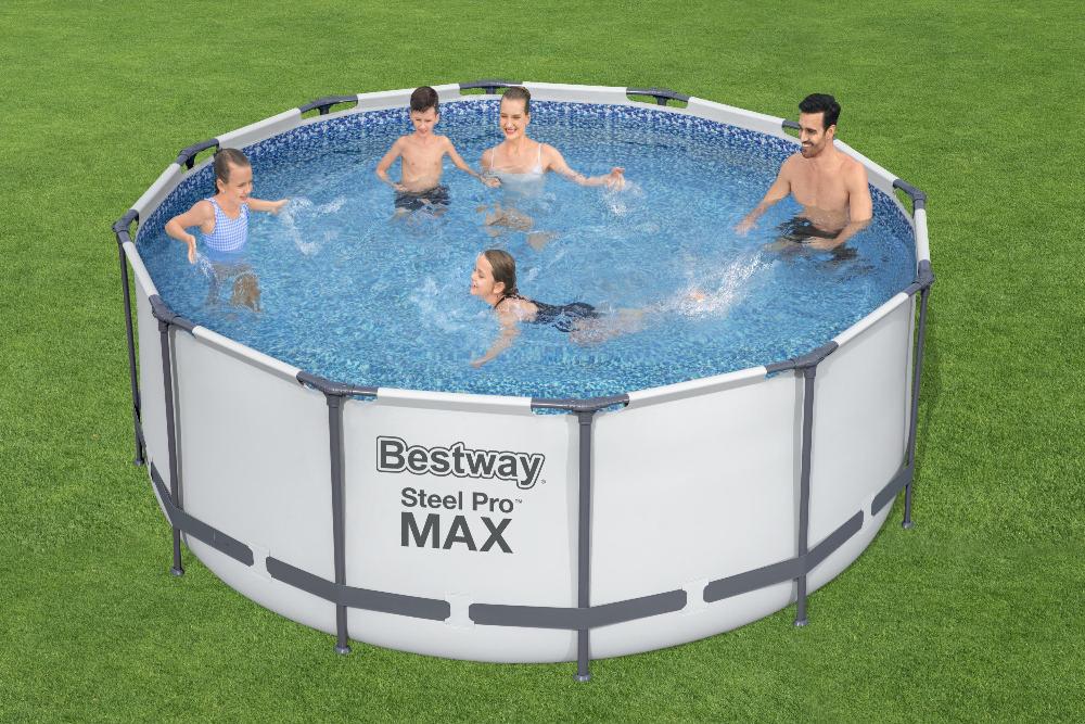 Бассейн круглый на стойках 366х122 см Bestway 56420