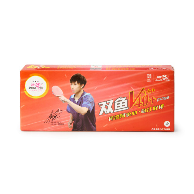 Мяч для настольного тенниса Double Fish 3*** , профессиональный. ITTF Approved, 10шт V111F10 белый
