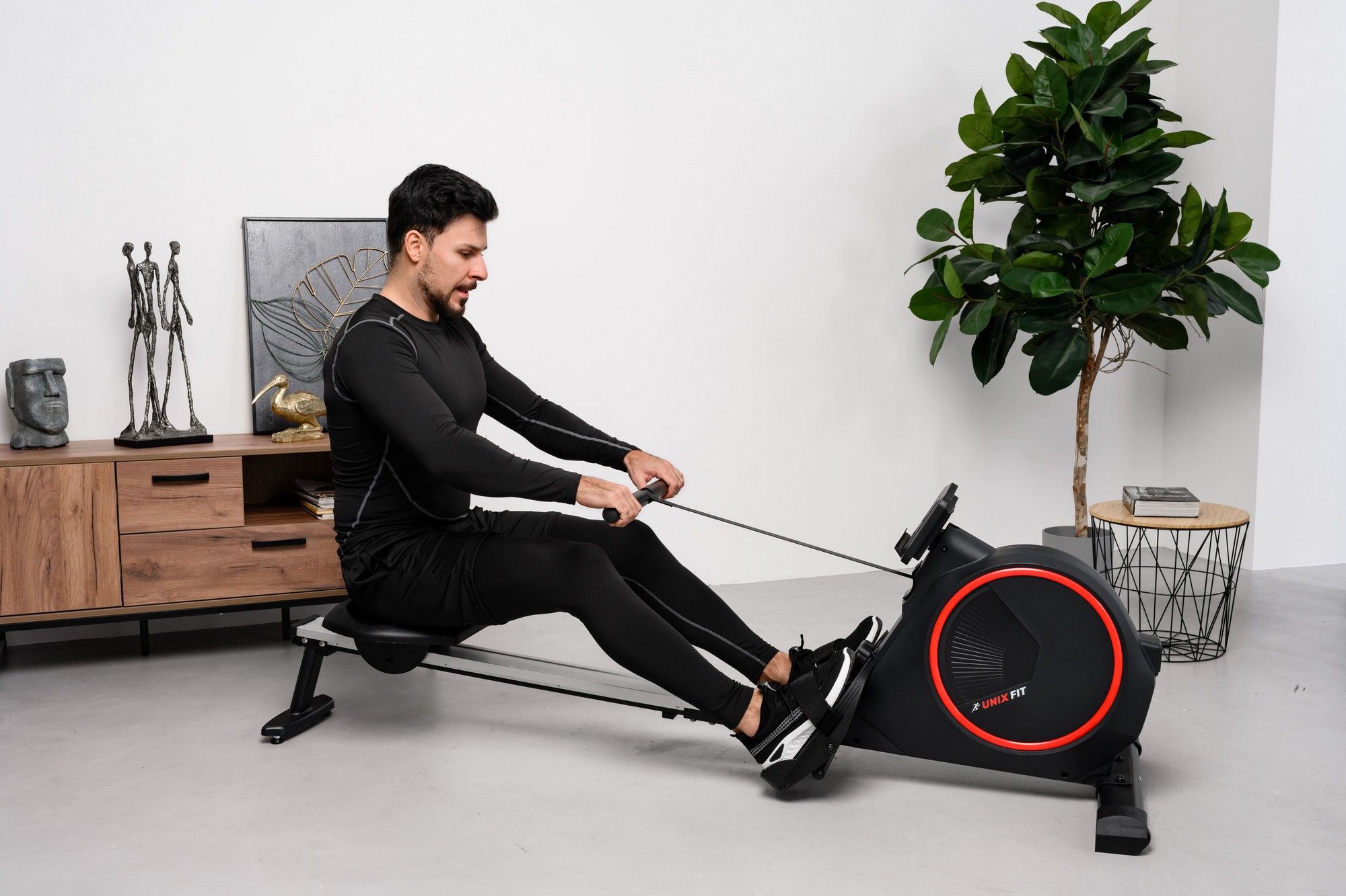Гребной тренажер UnixFit Techno Rower 410 RMTF410