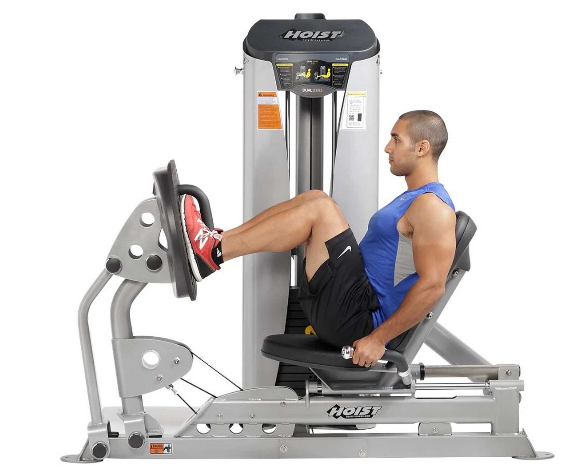 Жим ногами сидя и икроножные Hoist HD-3403 | Premium Fitness