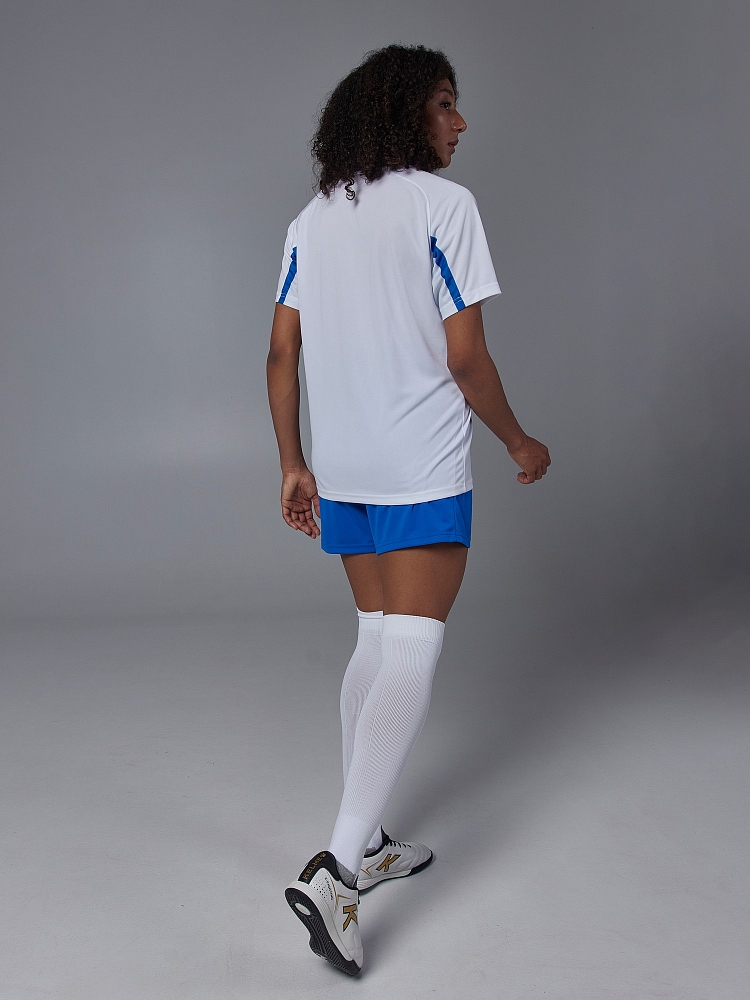 Футбольная форма Kelme Short-Sleeved Football Suit 8251ZB1002-100 White\Blue