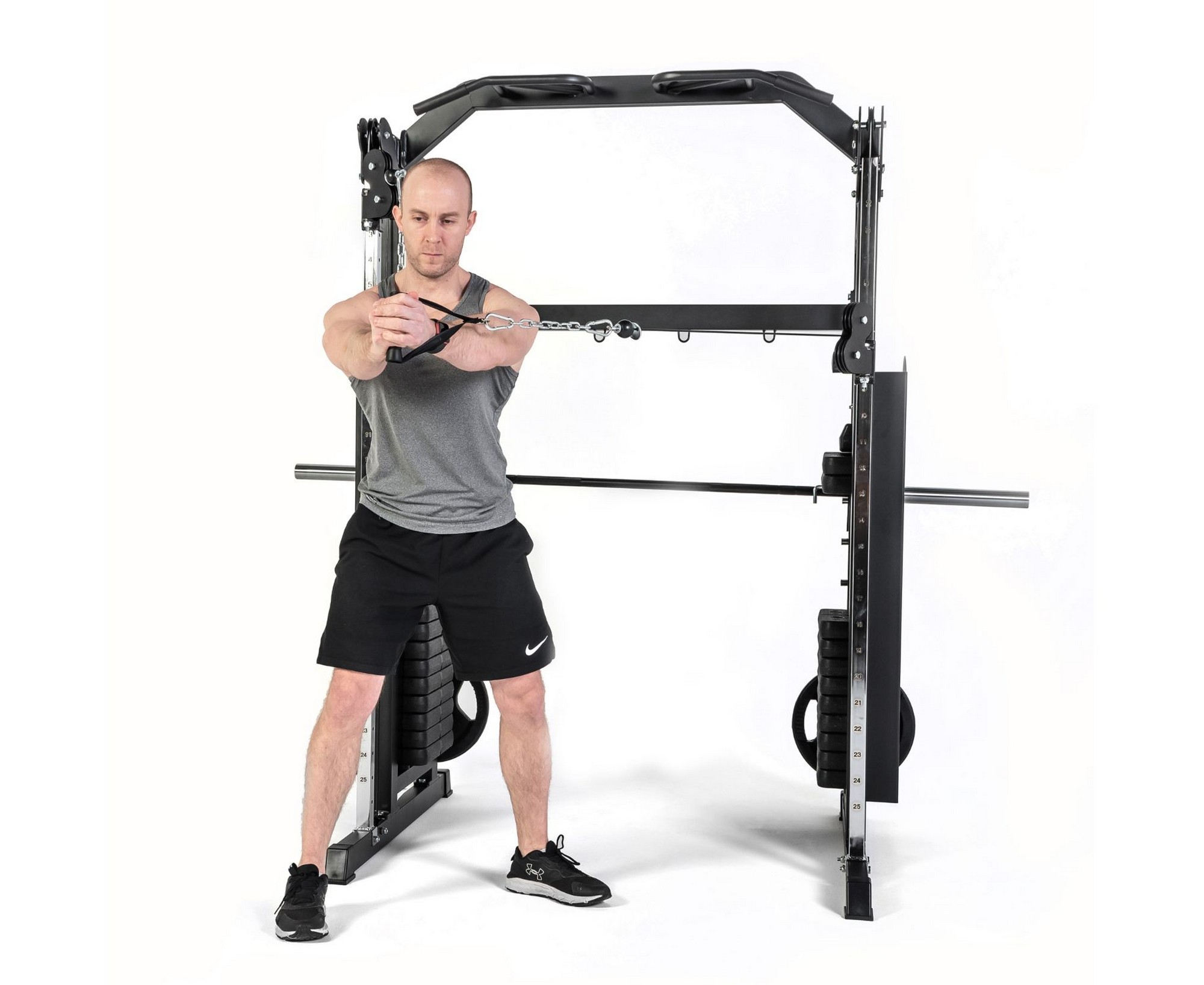 Кроссовер, силовая рама DFC PowerGym D700/2 | Premium Fitness