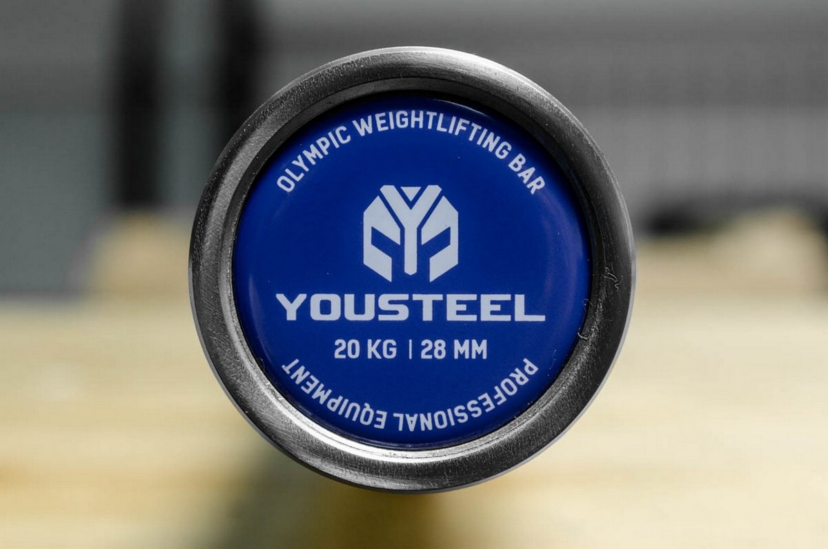 Гриф олимпийский тяжелоатлетический L2200, D50мм YouSteel 20 кг