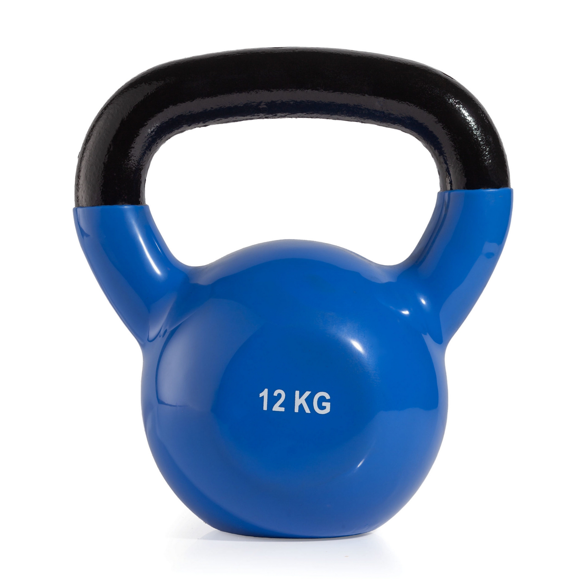 Гиря чугунная винил 12 кг (модель: К-4) VictoryFit VF-KV120