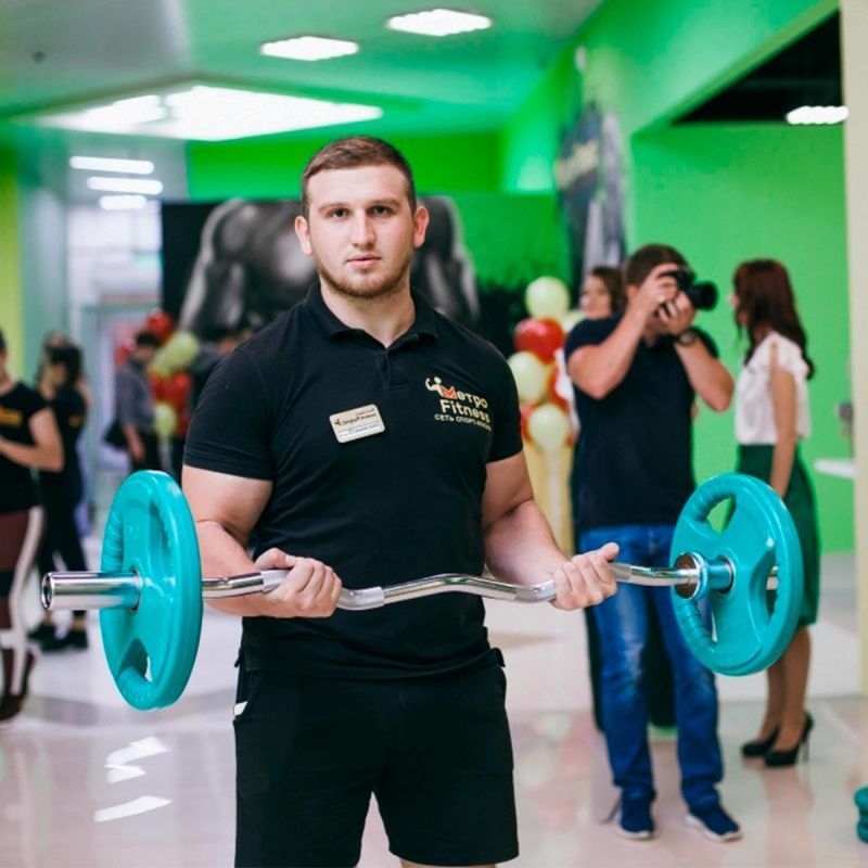 Гриф для штанги W-образный (до 150 кг, замки-пружины) D50 мм Profi-Fit