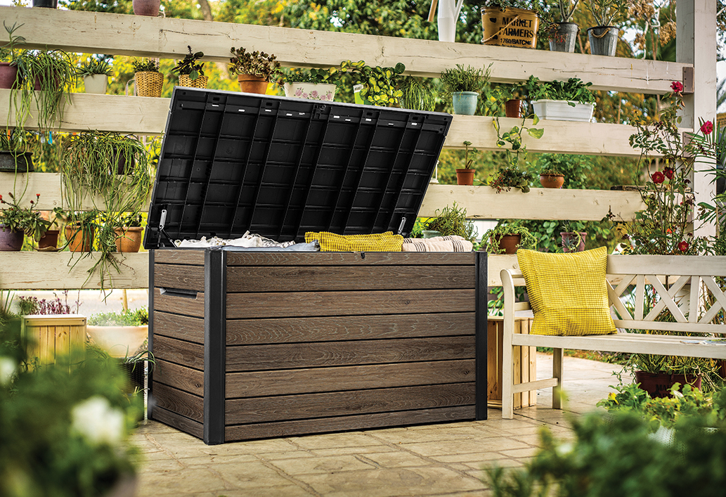 Сундук Деко 870л, темно-коричневый (Deco deck 870 L Walnut)