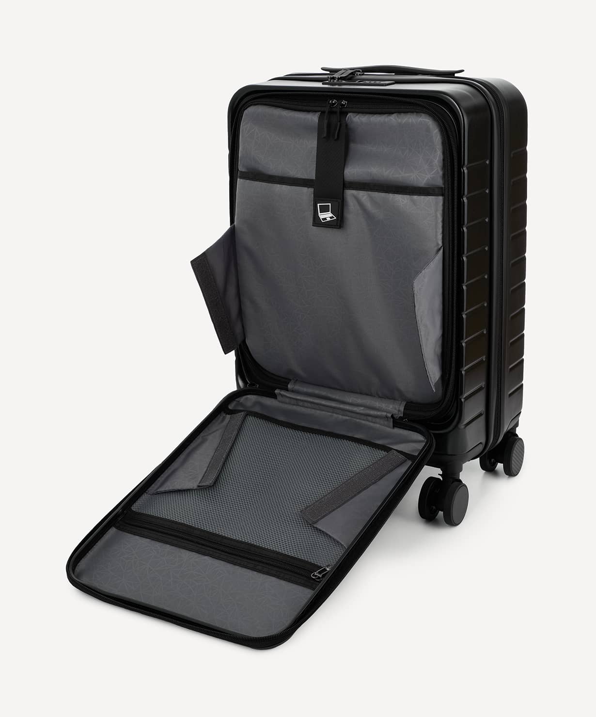 Чемодан для ручной клади Jogel ESSENTIAL Carry on Spinner, черный