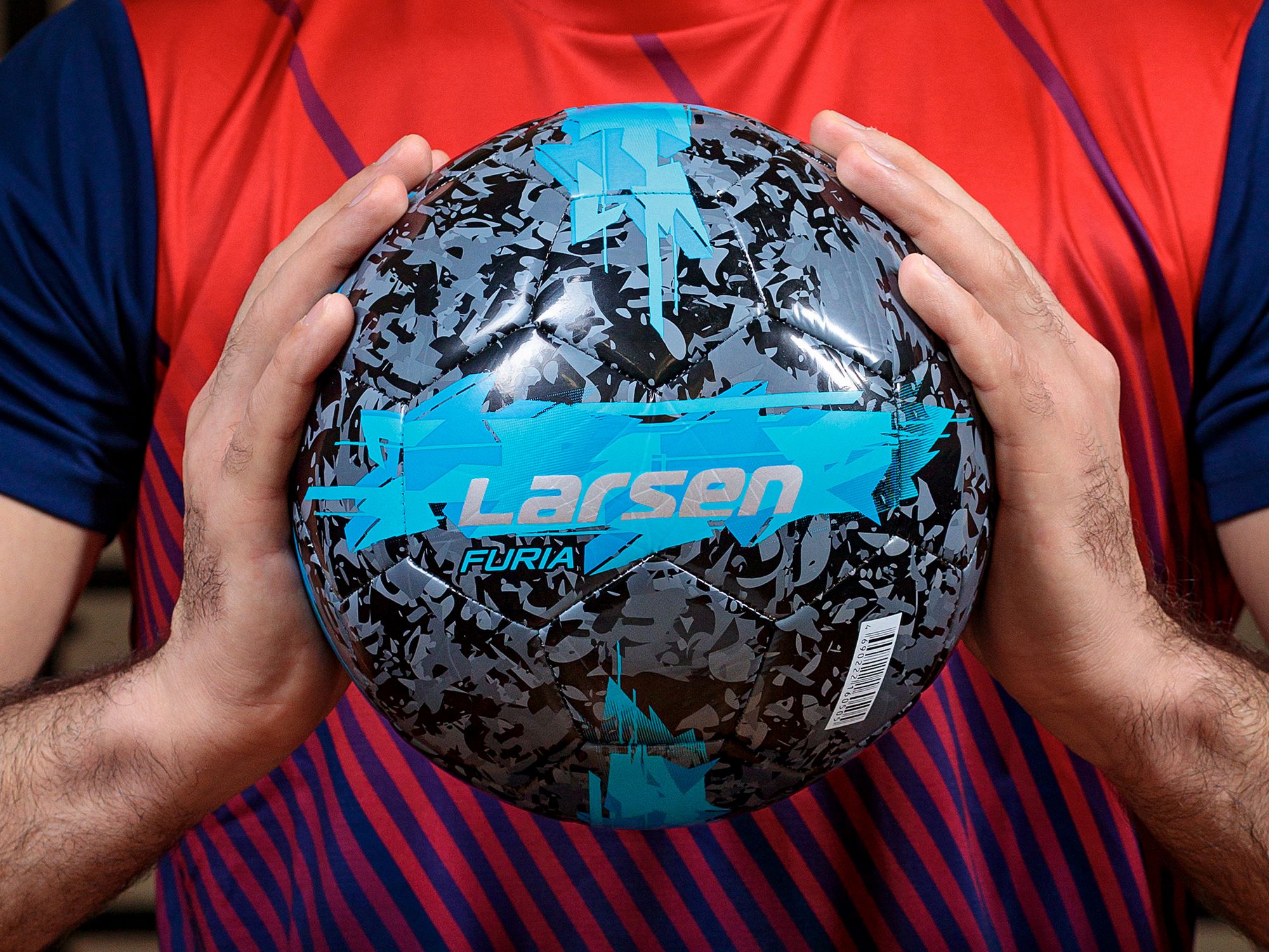 Мяч футбольный Larsen Furia Blue р.5