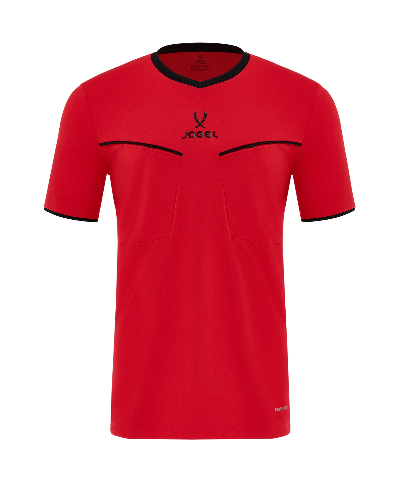 Футболка судейская Jogel DIVISION PerFormDRY Referee SS Tee 2.0, красный