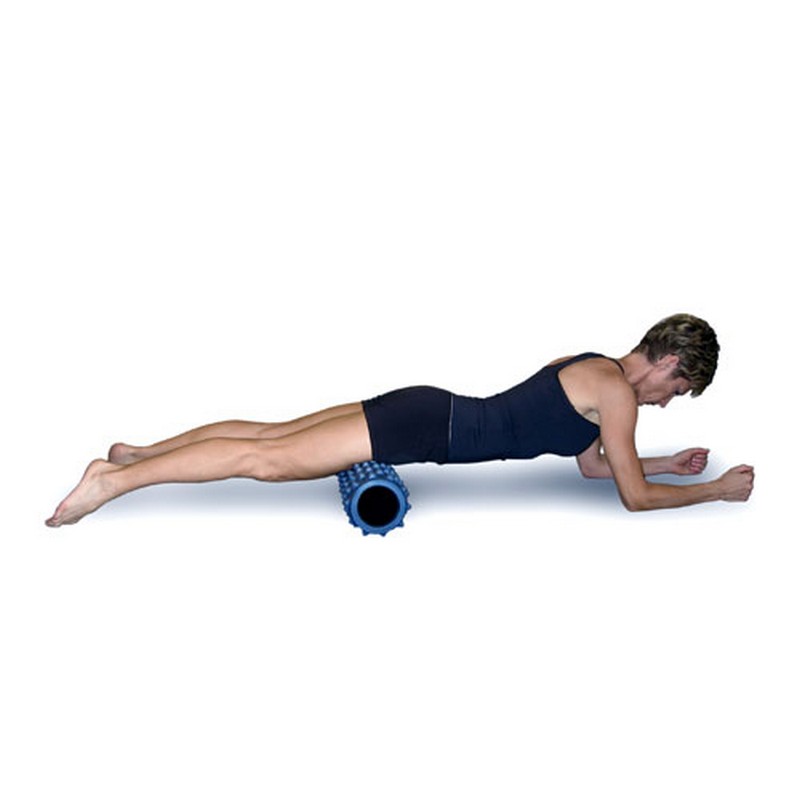 Массажный ролл RumbleRoller RRMX227 56 см, жесткий, черный