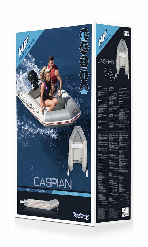 Надувная лодка 230х130х33см Bestway Caspian 65046