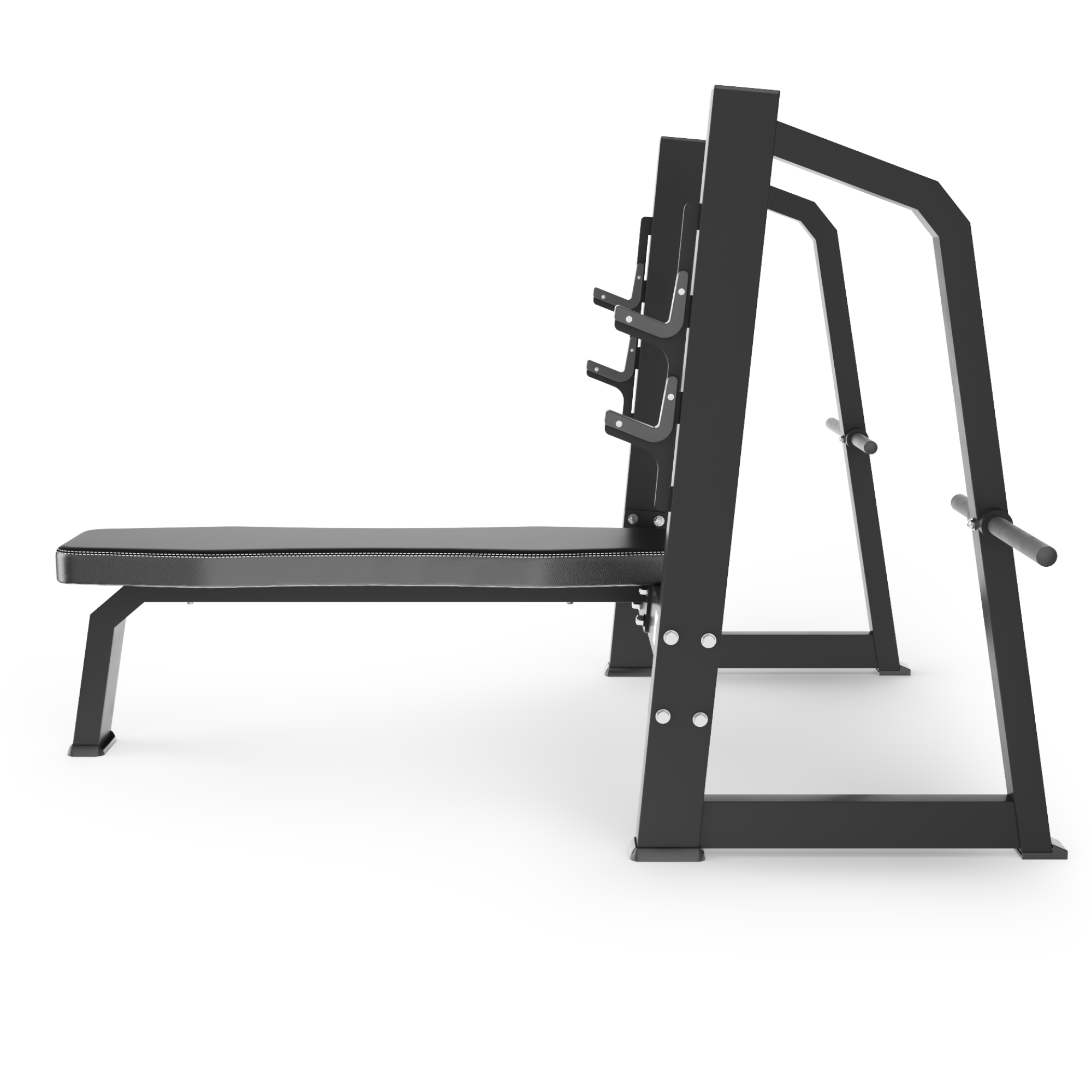 Олимпийская скамья для жима (прямая) UnixFit PRO UC-1629 | Premium Fitness
