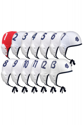 Набор шапочек для водного поло Mad Wave Waterpolo set 13 M0597 03 13 02W белый