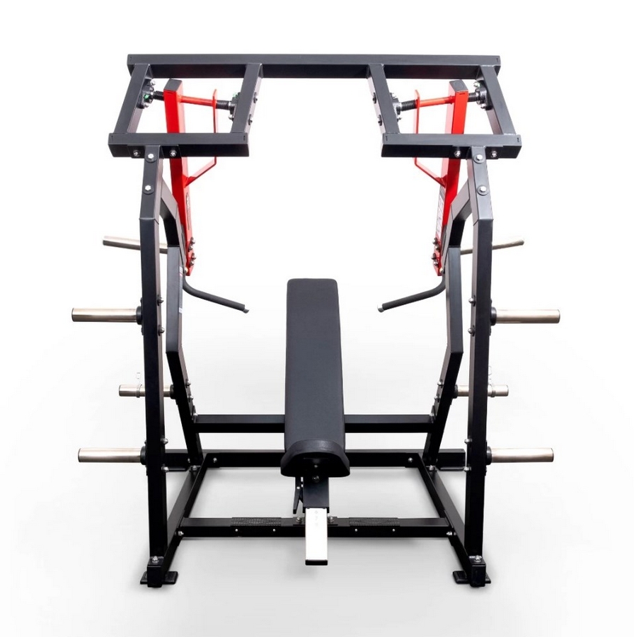 Плечевой Жим Protrain PP121 на свободных весах, черно-красный | Premium Fitness