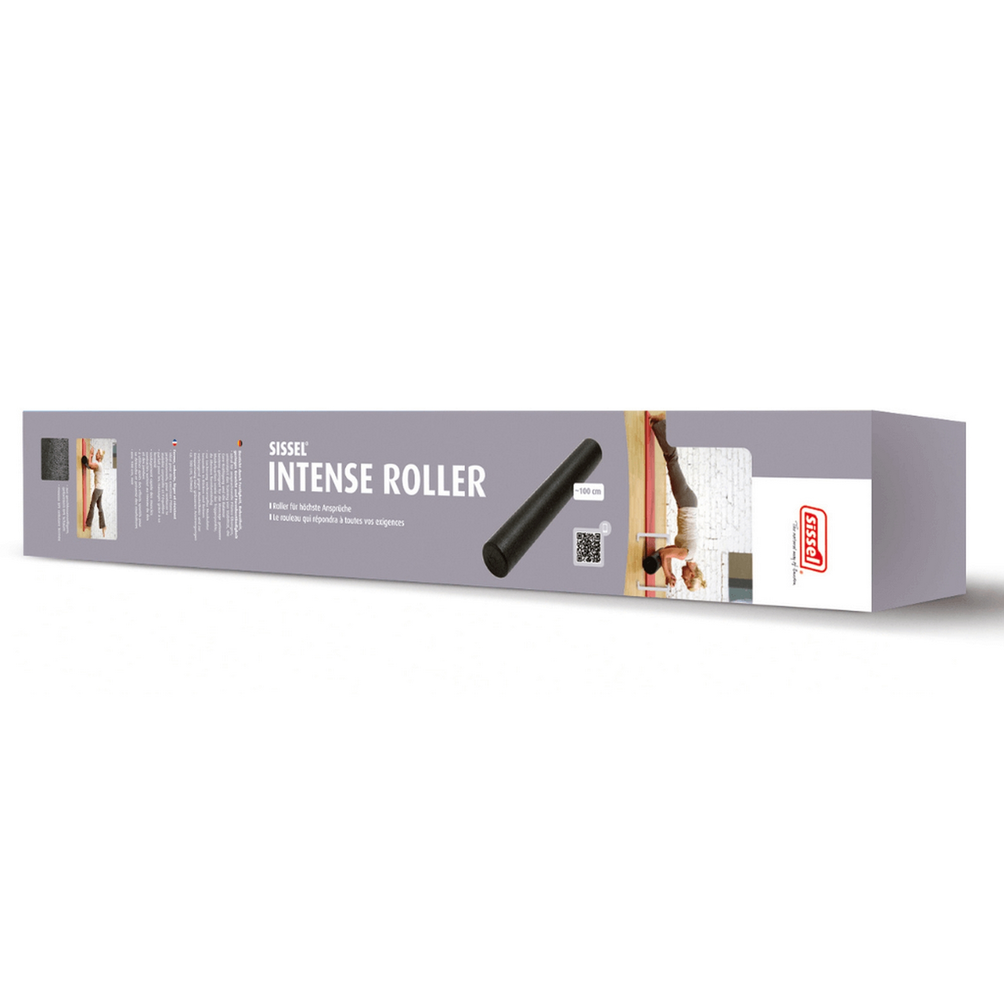 Удлиненный ролик 100см SISSEL Pilates Intense Roller 310.016 черный