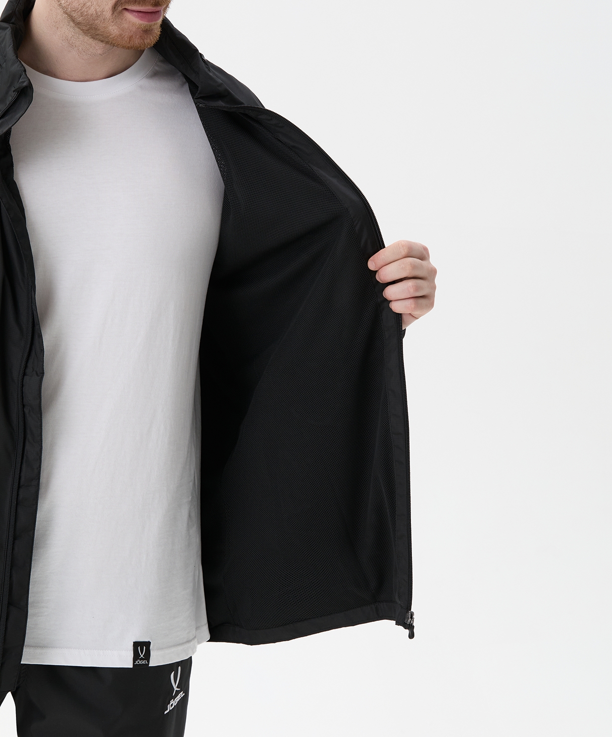 Куртка ветрозащитная Jogel DIVISION PerFormPROOF Shower Jacket, черный