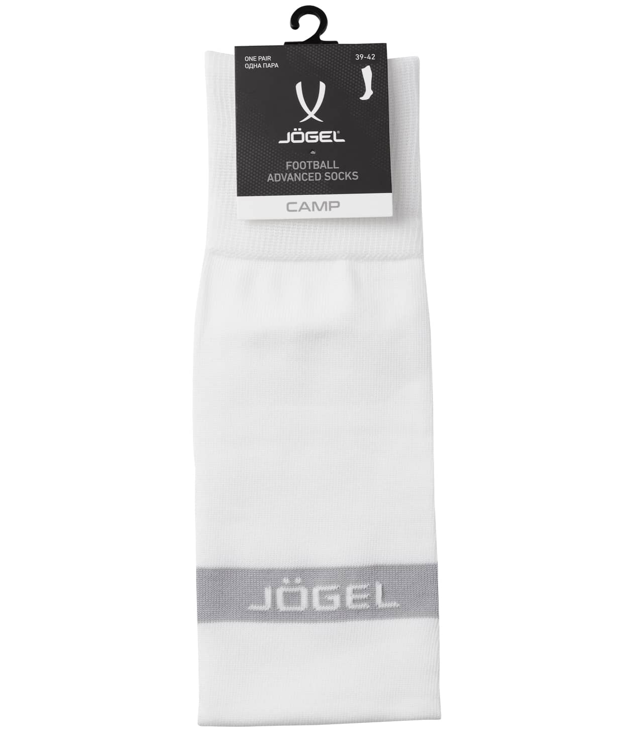 Гетры футбольные Jogel CAMP ADVANCED SOCKS 00, белый\серый