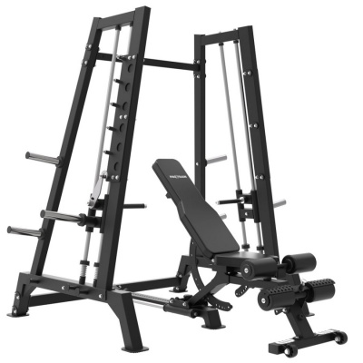 Смит-машина Protrain PR-CSM01B со сведением на свободных весах | Premium Fitness