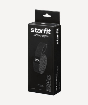 Эспандеры для кроссфита высокая нагрузка, текстиль Star Fit ES-205 черный