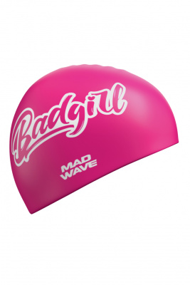 Силиконовая шапочка Mad Wave Bad girl M0555 35 0 00W розовый