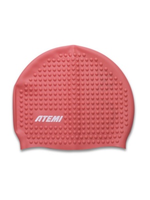 Шапочка для плавания Atemi bubble cap Bright red FBC1R красный