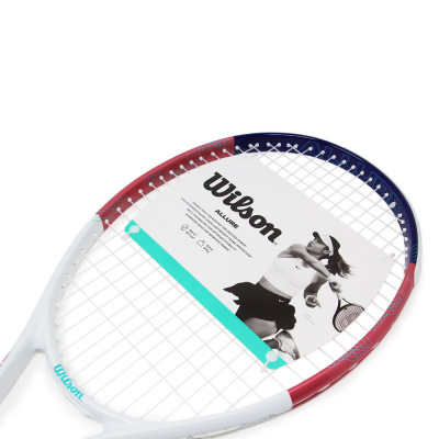 Ракетка для большого тенниса, для любителей, композит, со струнами Wilson Allure 105WR187010U2 бело-красно-синий