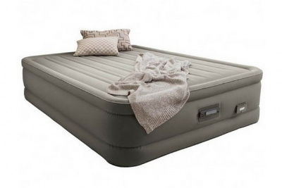 Надувная кровать Dream Support Airbed 152х203х46см, встроенный насос 220V Intex 64770