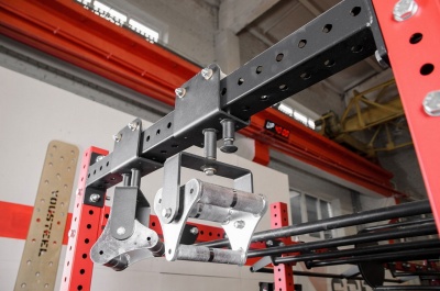 Ручки для подтягивания передвижные YouSteel Hard (пара), черный