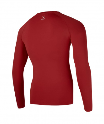 Футболка компрессионная с длинным рукавом Jogel CAMP PerFormDRY Baselayer LS Tee, гранатовый