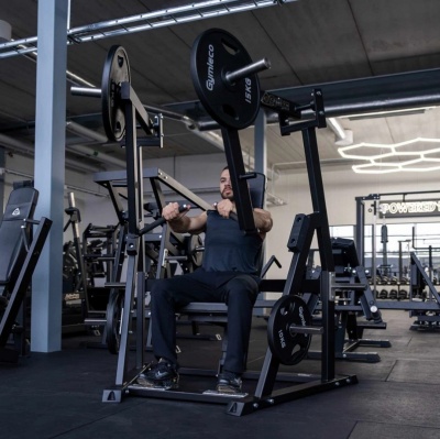 Gymleco 027 Грудной жим на свободных весах под отрицательным углом | Premium Fitness