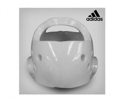 Шлем для тхэквондо Adidas Head Guard Dip Foam WTF белый adiTHG01