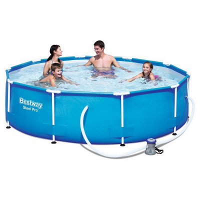 Каркасный бассейн круглый 305х76см Bestway Steel Pro 56408