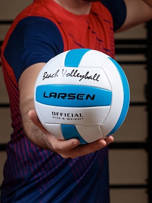 Мяч волейбольный пляжный Larsen Beach Volleyball Blue р.5