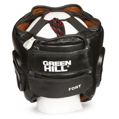 Боксерский шлем Green Hill Fort HGF-9410, черный