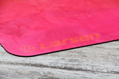 Коврик для фитнеса и йоги 180х60х0,3см Larsen microfiber, Style 5