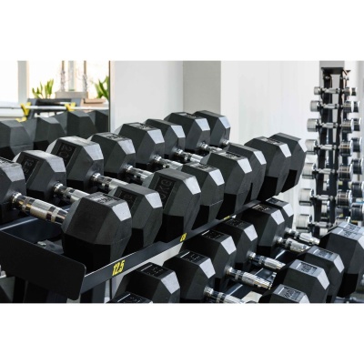 Гантель гексагональная обрезиненная Profi-Fit 15 кг