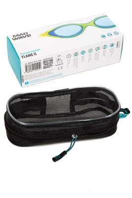 Очки для плавания Mad Wave Flame II M0424 19 0 32W салатовый