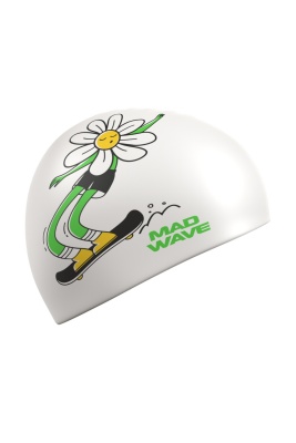 Юниорская силиконовая шапочка Mad Wave Daisy M0574 09 0 00W