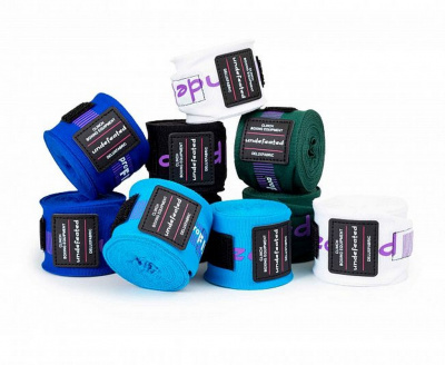 Бинты боксерские, длина 4,5 м Clinch Boxing Hand Wrap Undefeated C240 черный