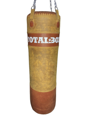 Мешок боксерский набивной Retro 3D Shock load Totalbox кожа CМК 3Д 42х136-66