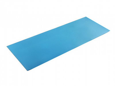 Коврик для спорта 140x50x0,5см Fitness, голубой