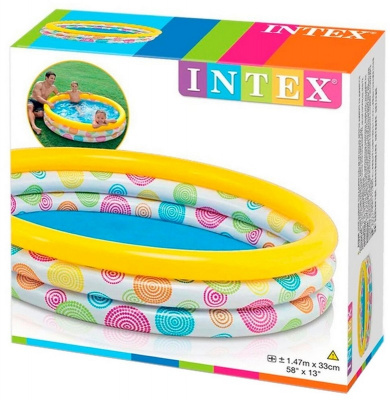 Детский надувной бассейн 147х33см Intex 58439