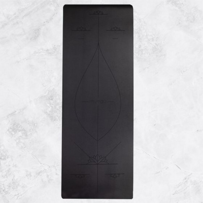 Коврик для йоги 205x70x0,6см Myga Alignment Mat XL RY1180 серый