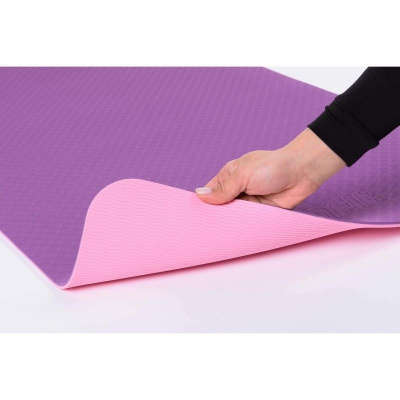 Коврик для йоги и фитнеса проф 173x61x0,6 Profi-fit фиолетово/розовый