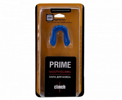 Капа одночелюстная Clinch Prime Triple Layer Mouthguard C503 бело-прозрачно-синий