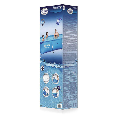 Бассейн прямоугольный на стойках 300х201х66 см Bestway 56404