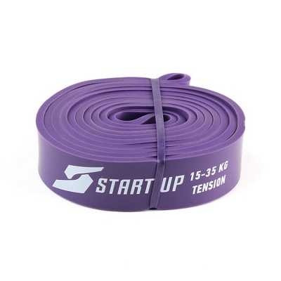 Эспандер для фитнеса замкнутый нагрузка 15-35кг Start Up NY purple