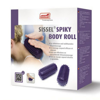 Массажные ролики SISSEL Spiky Body Roll 162.020 пара, темно-фиолетовый