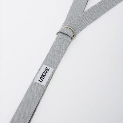 Ремень для йоги UMOVE Yoga Stretching Strap YS24-LG светло-серый