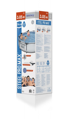 Бассейн круглый на стойках 305х76 см Bestway 56406